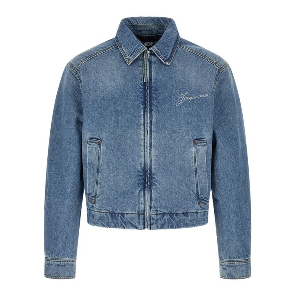 Jacquemus Blue Cotton Denim Men's Jacket